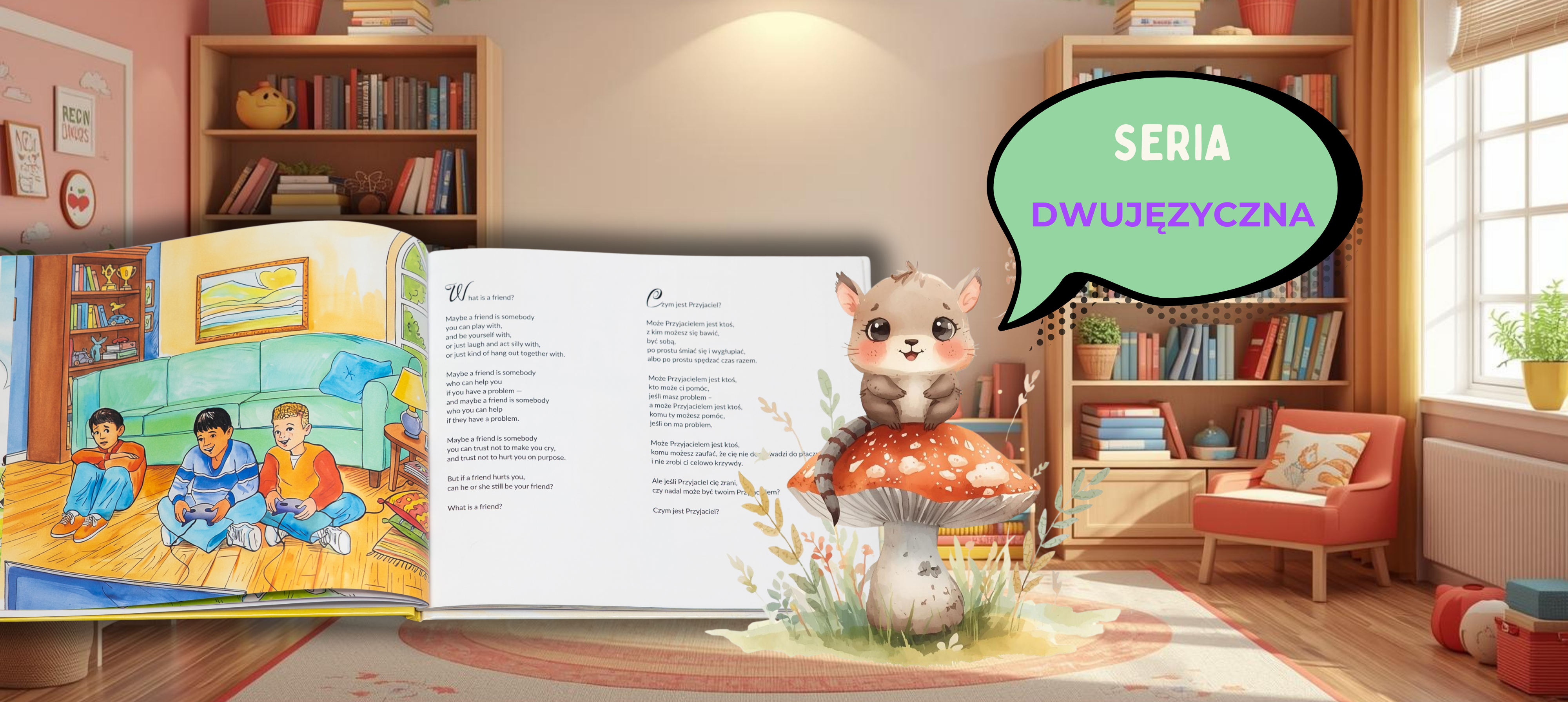 Książki dla dzieci dwujęzyczne